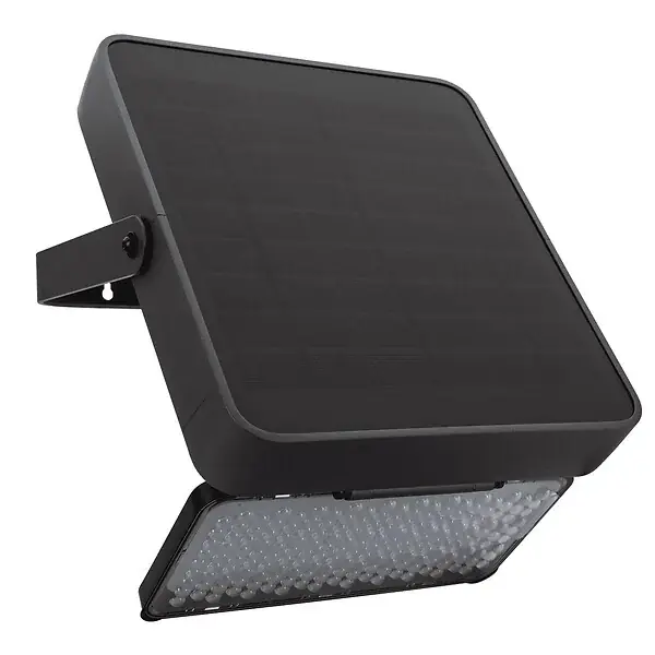 Projecteur Led Mural Solaire Eclairage extérieur 7.89W Télécommande de contrôle ASLO Offre Limitée