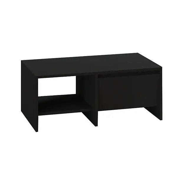 Table basse en bois "Laris" - 90 x 45 x 35 cm - Noir HABITAT ET JARDIN Super Prix
