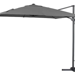 Parasol jardin déporté "Sun 3" - 3 x 3 m - Gris HABITAT ET JARDIN Prix Bas