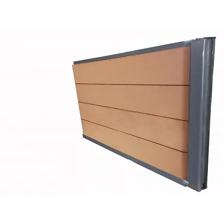 Meilleur Choix kit extension complet pour clôture composite 1,50 ML x 1,80 H Brun rouge, H.180 cm, L.150 cm MCCOVER