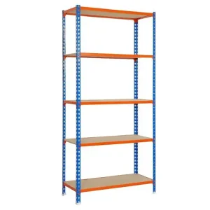 Nouveauté Simon Rack - Etagère 2000x1100x500mm bleu/orange charge 150Kg - MADERCLICK SUPERPLUS 5/500 SIMONRACK