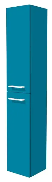 Bon Plan Colonne de salle de bain - Bleu lagon - H.170xL.30xP.30cm VIF