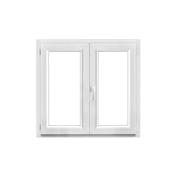 Prix Bas Fenêtre PVC 2 vantaux OB droit - Blanc - 1250x980mm QUADROFORM