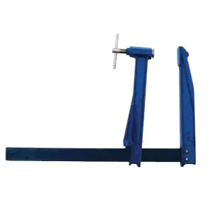 Lot de 2 Serre-joint à pompe saillie large 40x10 300mm Leman Réduction