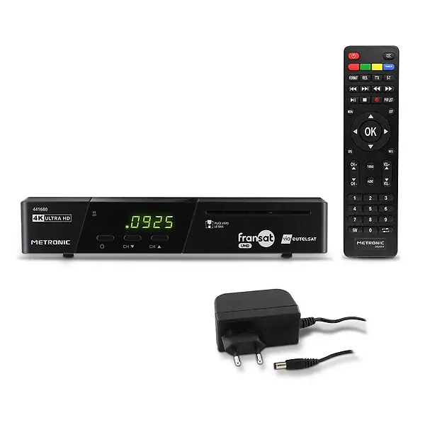 Promotion Décodeur satellite FRANSAT 4K UHD METRONIC