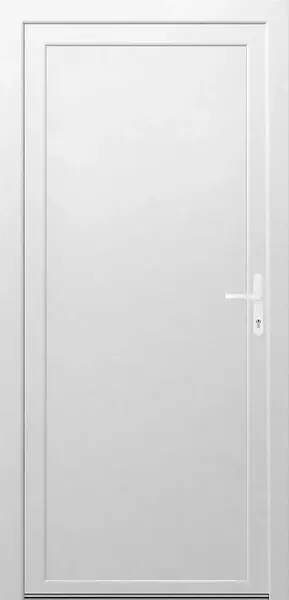 Porte de service PVC pleine Tirant Droite - 860x2080 mm QUADROFORM Livraison Express