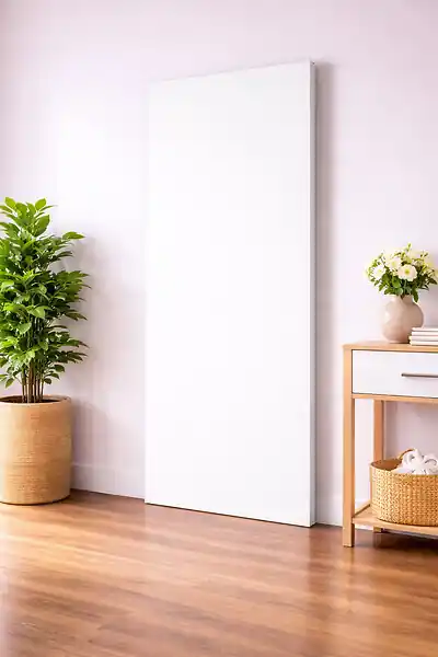 Marque Porte Coulissante Blanc Pur Lacdor H204 x L83 cm GD MENUISERIES