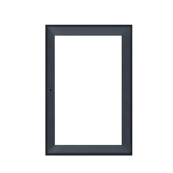 Fenêtre PVC 1 vantail - Anthracite - H.125xL.80cm QUADROFORM Nouveauté