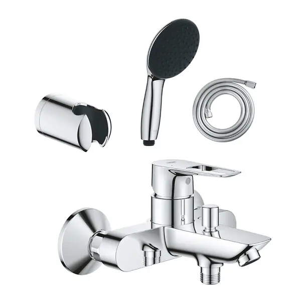 Pack mitigeur mécanique Start Loop + Douchette 2 jets Vitalio Start 110 + Flexible1750 mm et support GROHE Jusqu'à Épuisement Des Stocks