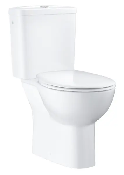 Pack WC à poser avec abattant Bau Ceramic - Blanc alpin GROHE Populaire