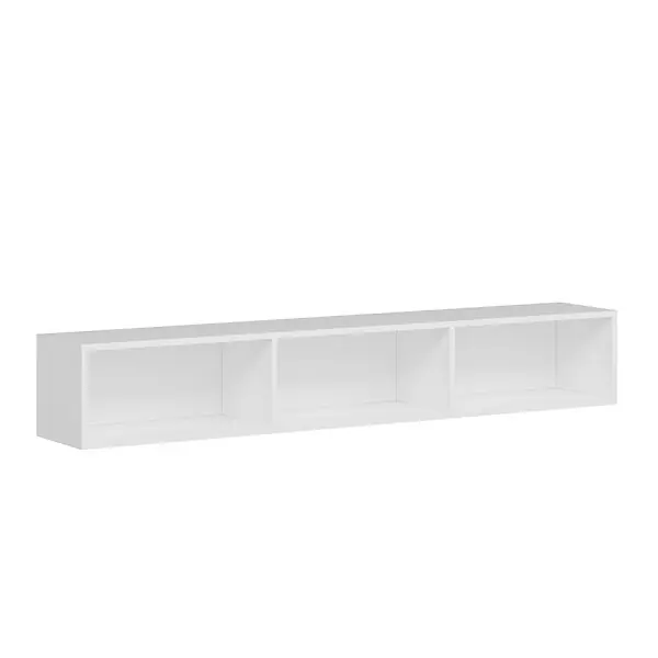Meuble TV suspendu en bois "Rigel" - 180 x 32 x 30 cm - Blanc HABITAT ET JARDIN Paiement Sécurisé
