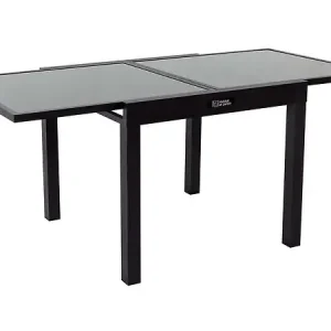 Expédié Aujourd'hui Table de jardin aluminium extensible "Porto 8" - Phoenix - Noir HABITAT ET JARDIN