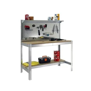 Bon Plan Simonrack - Kit Etabli 1440x1200x600mm Charge 600kg - Simonwork Bt3 1200 Galva/bois SIMON RACK