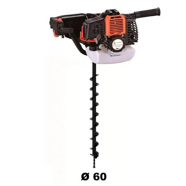 Tarière thermique 52 cm3 - 3 CV + mèche 60 mm GT GARDEN Authentique