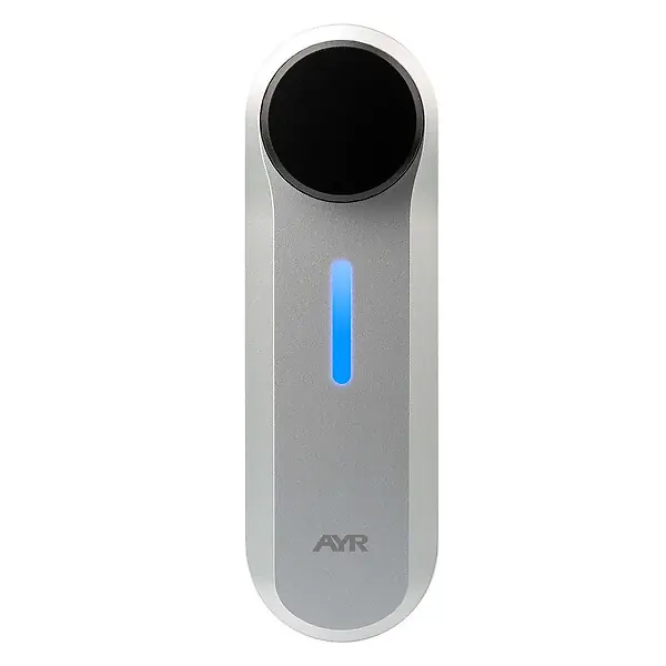 AYR Serrure connectée int_PASS 515 Bluetooth, pilotable à distance, alarme intégrée 100dB, finition mat chrome Promotion