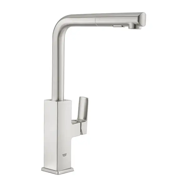 Offre Limitée GROHE Mitigeur cuisine Tallinn Bec haut Supersteel douchette extractible