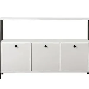 Buffet en bois "Solace" - 120 x 30 x 77 cm - Blanc HABITAT ET JARDIN Nouveauté