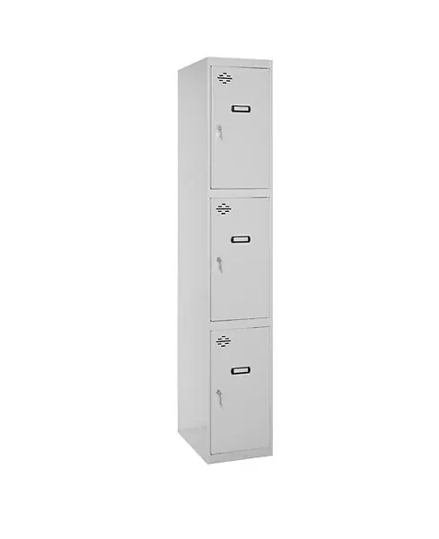 Simonrack - Armoire De Vestiaire 3 Casiers (1 Colonne De 3 Portes) 1800x300x500 Mm (modèle De Base) SIMON RACK Certifié