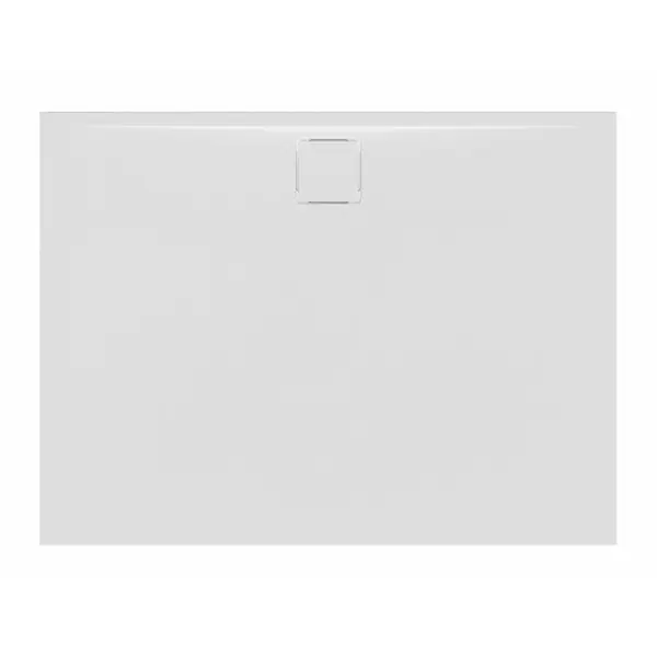 Swiss Aqua Technologies Vision 120x90cm receveur de douche rectangulaire ultra-plat 3cm, surface antidérapante, marbre coulé, blanc (SATSVVI12090B) Jusqu'à Épuisement Des Stocks