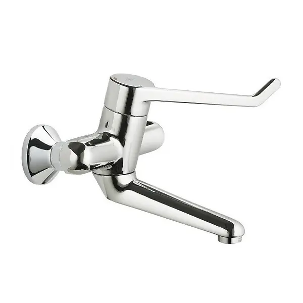Ideal Standard - Mitigeur mécanique lavabo/ cuve mural chromé manette 180 mm - Okyris 2 Ideal standard Remise