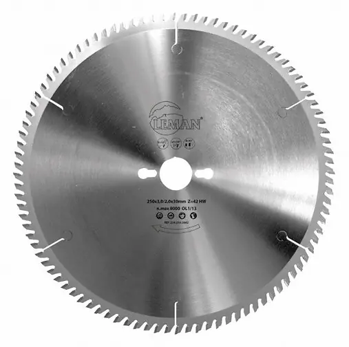 Lame Carbure 350x30x84z Pos. Tp / Metaux Non-Ferreux Leman Nouvelle Collection