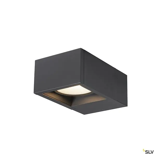 Offre Exclusive Applique extérieure ESKINA FRAME, simple, anthracite, LED, 15W, 3000/4000K, IP65, interrupteur CCT SLV