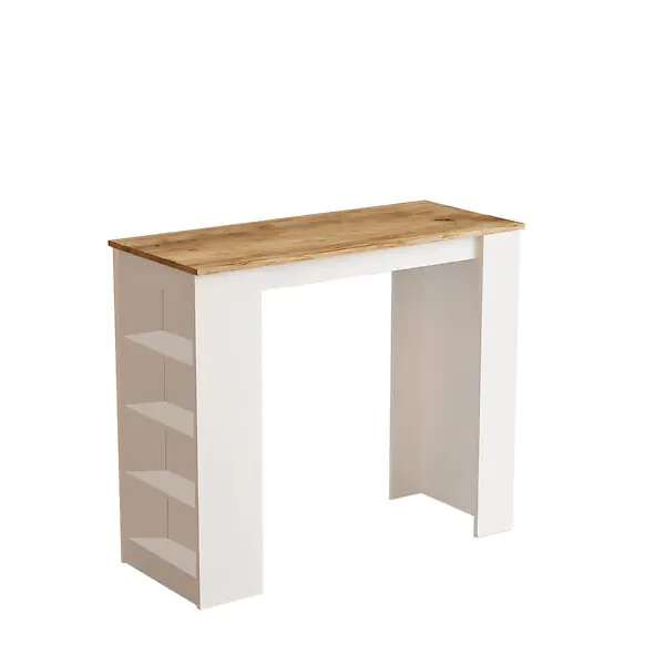 Table de repas en bois "Setup" - 120 x 52 x 102 cm - Marron HABITAT ET JARDIN Nouveauté