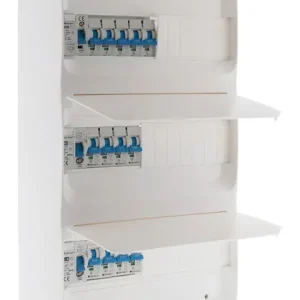 Coffret électrique 3 rangées 39 modules Blanc prééquipé ZENITECH Must-Have