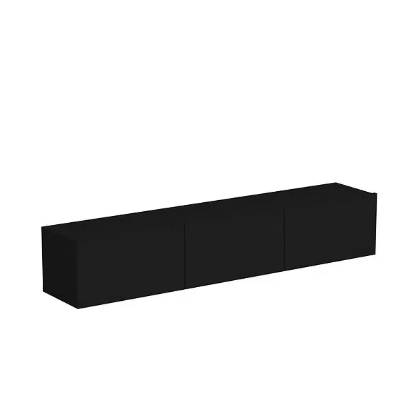 Meuble TV en bois "Denby" - 160 x 31 x 29 cm - Noir HABITAT ET JARDIN Offre Exclusive