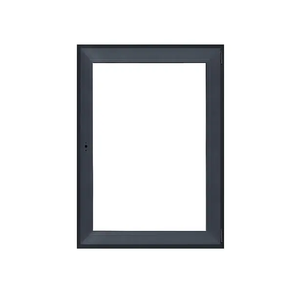 Haute Qualité Fenêtre PVC 1 vantail - Anthracite - H.115xL.80cm QUADROFORM