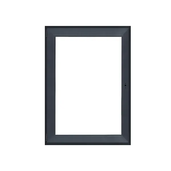 Livraison Express Fenêtre PVC 1 vantail gauche - Anthracite - 115x80cm QUADROFORM