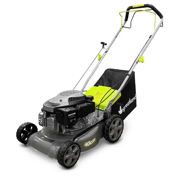 Prix Cassé Tondeuse thermique tractée 144 CC - 400mm - Bac 40 litres GREATLAND