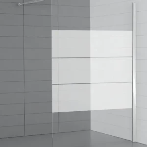 Paroi de douche à l‘italienne verre trempé 6mm - 140x190cm KINDFORD Commande En Gros