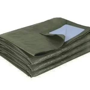 Solde Bâche protection bicolore vert foncé 195g/m² pour AT 3737 HABRITA