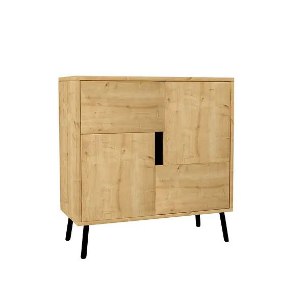 Buffet en bois "Darien" - 76 x 35 x 79 cm - Beige HABITAT ET JARDIN Paiement Sécurisé