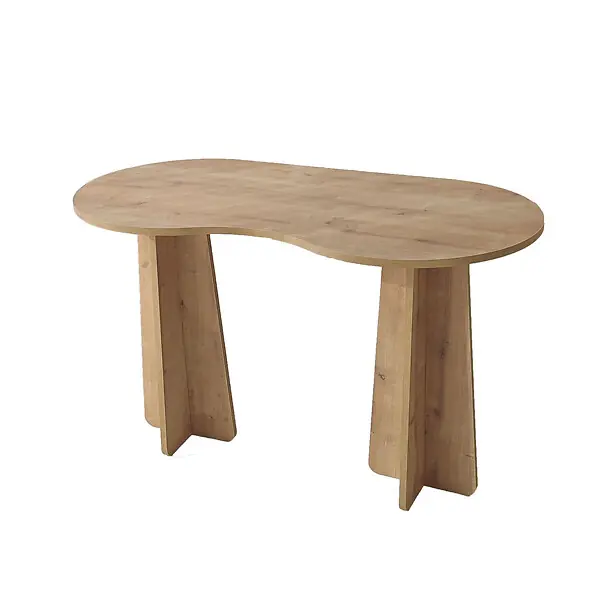 Populaire bureau en bois "infini" 120 x 60 x 75 cm - Chêne saphir HABITAT ET JARDIN