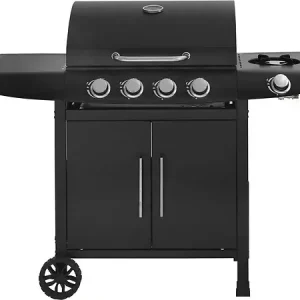 Barbecue gaz "Feria 5" - 5 brûleurs dont 1 latéral - 14,5 kw - Noir HABITAT ET JARDIN Remise