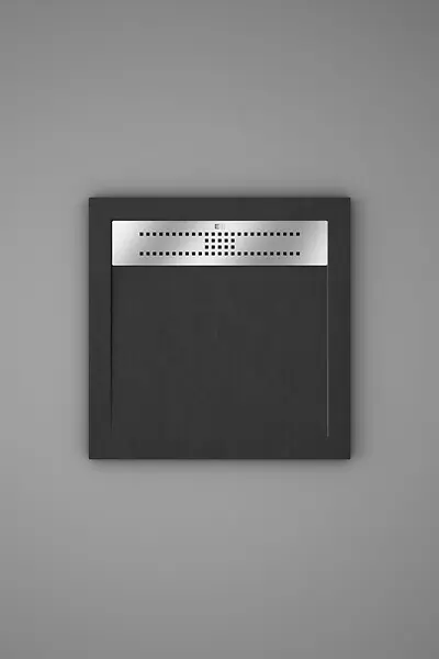 Commander Vite Receveur de douche en résine effet ardoise - 90x90cm ESSEBAGNO