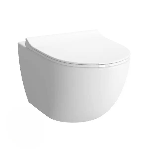 Swiss Aqua Technologies Infinitio WC sans bride avec fixations invisibles + Abattant softclose (Infinitio2rimless) Dernier Modèle