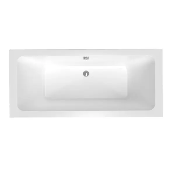 Bon Plan 160x75 cm Nora Plus baignoire rectangulaire en acrylique, gauche et droite, sans pieds, blanc (NO1600PLUS) LAGUNA
