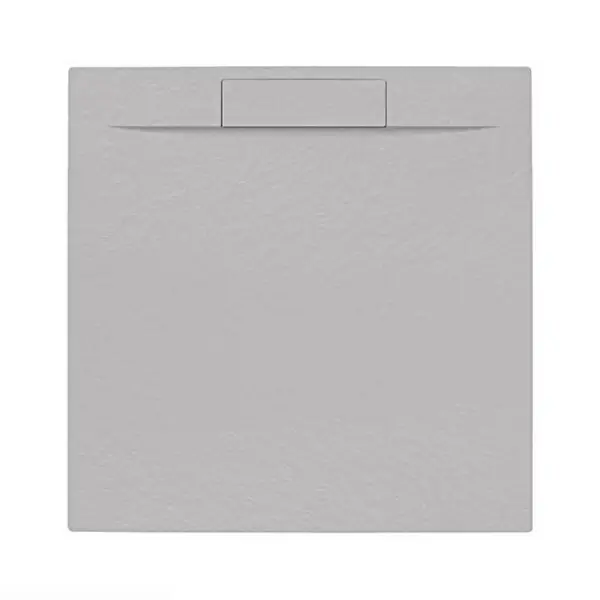 Must-Have Swiss Aqua Technologies Fusion Receveur de douche 90x90cm en marbre coulé, Gris (SATFU9090GRP)