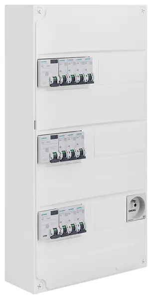 Top Vente SIEMENS Tableau prééquipé 3 rangées 3ID 10 Disj + Prise 2P+T
