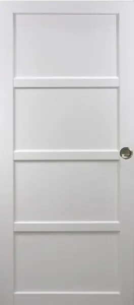 Usine Directe Porte Coulissante Tamera blanc H204 x L63 cm, Coquilles GD MENUISERIES