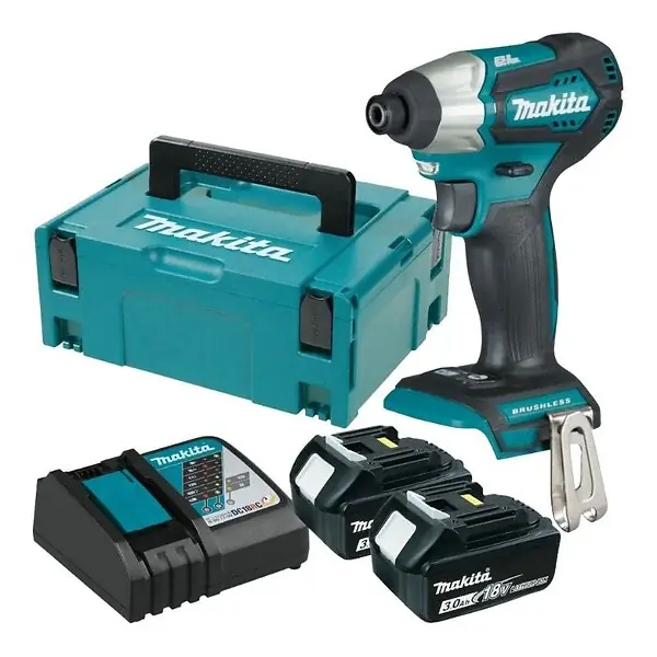 Visseuse à chocs 18V Li-Ion MAKITA DTD155RFJ 140 Nm - 2 batteries 3Ah + coffret + chargeur Bon Marché