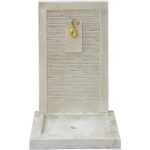 Fontaine "ETNA" - en pierre reconstituée - 57 x 42 x 87 cm Beige HABITAT ET JARDIN Satisfait Ou Remboursé