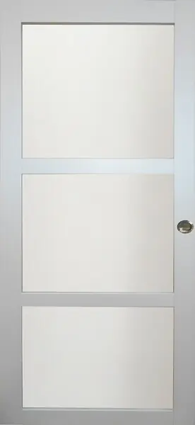 Porte Coulissante Greyria Gris Clair Vitrée H204 x L73 cm, Coquilles GD MENUISERIES Solde