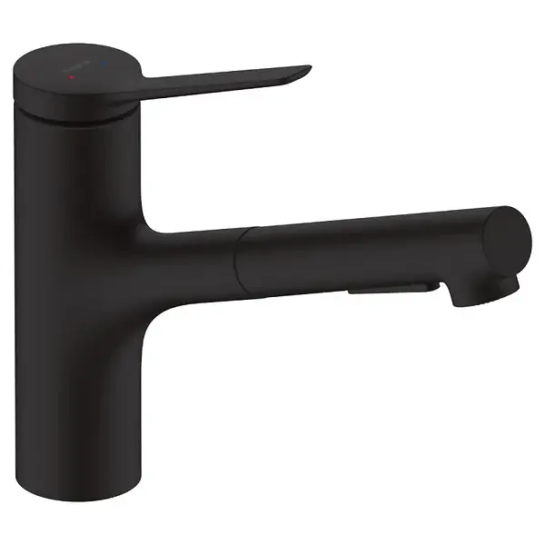 Offre Exclusive Robinet de cuisine avec douchette Zesis M33 150 sBox 2 jets noir mat HANSGROHE