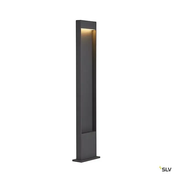 Borne extérieur SLV FLATT 100 anthracite avec LED intégrée pour éclairage extérieur, Hauteur 100 cm Réduction