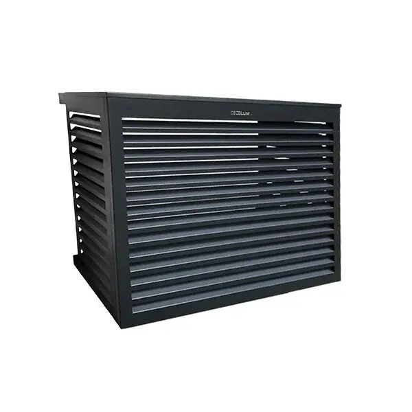 Cache clim et pompe à chaleur - Taille S - Anthracite - Decoclim Dernière Chance