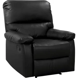 Marque Fauteuil relax "Lincoln" - 90 x 89 x 103 cm - Noir HABITAT ET JARDIN